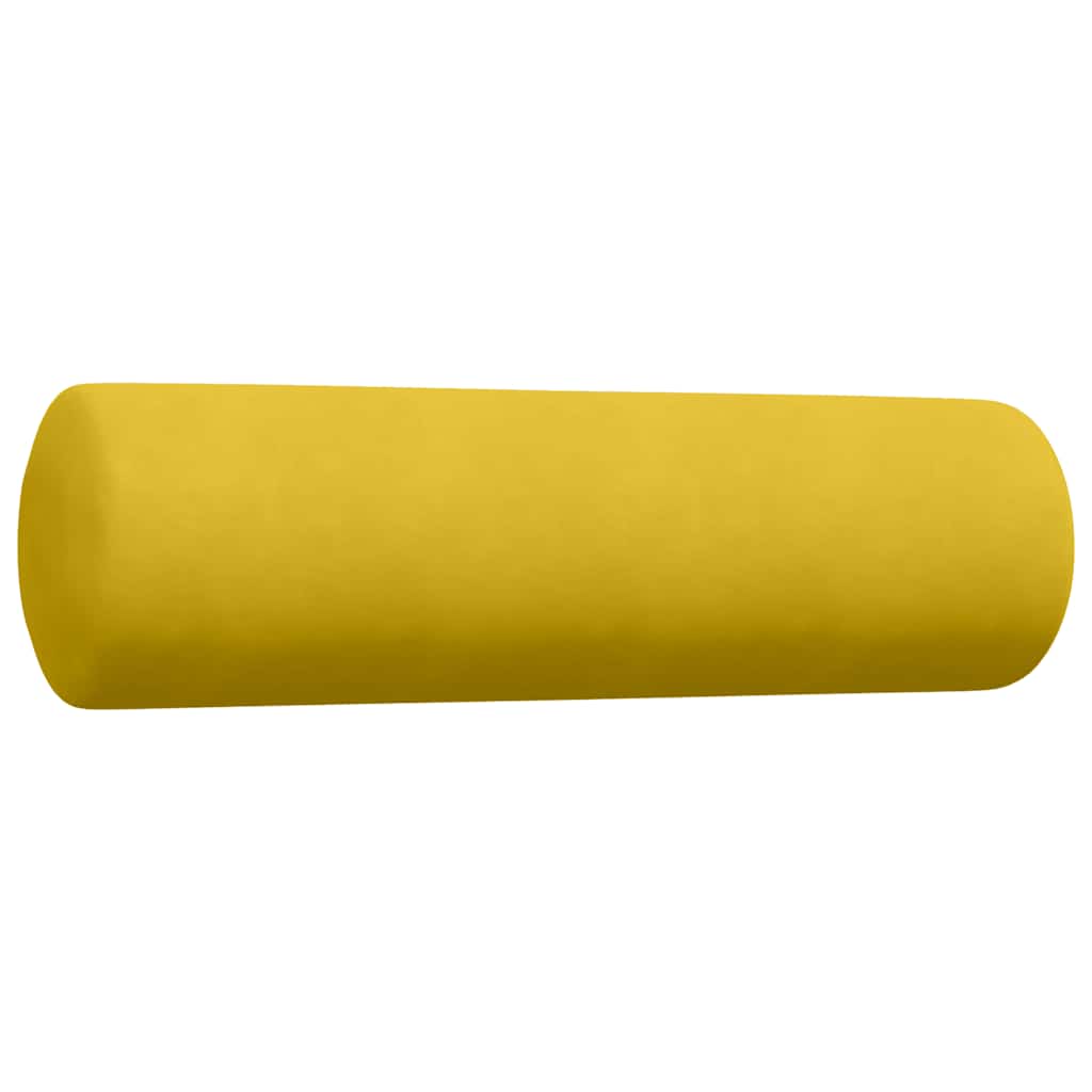 2-delige Loungeset met kussens en bolsters fluweel geel is nu te koop bij PeponiXL, paradijselijk wonen!