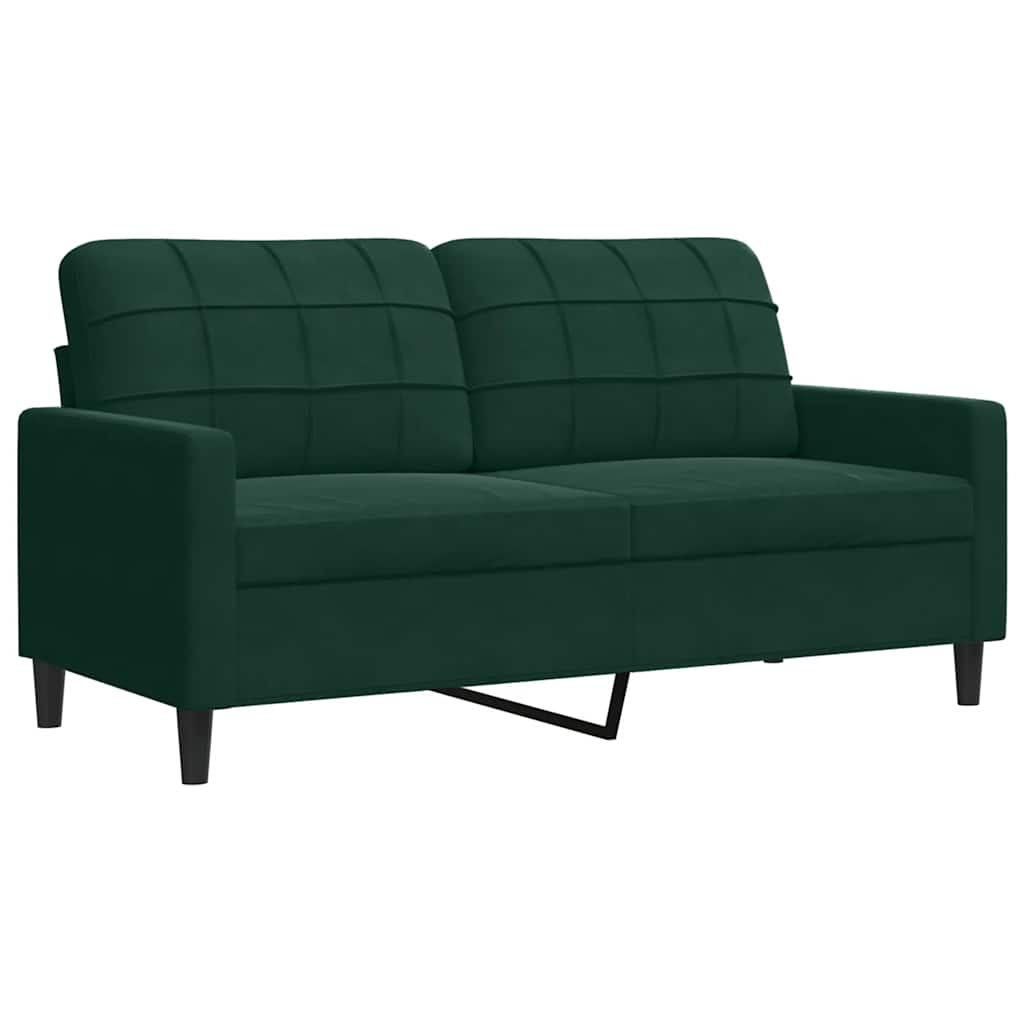 3-delige Loungeset met kussens en bolsters fluweel donkergroen is nu te koop bij PeponiXL, paradijselijk wonen!