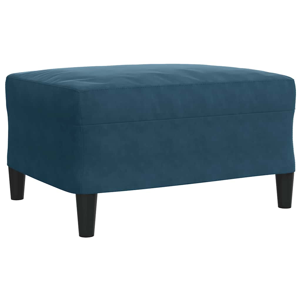 3-delige Loungeset met kussens en bolsters fluweel blauw is nu te koop bij PeponiXL, paradijselijk wonen!