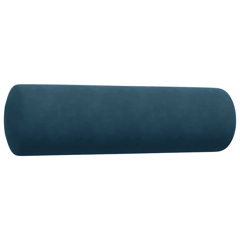 3-delige Loungeset met kussens en bolsters fluweel blauw is nu te koop bij PeponiXL, paradijselijk wonen!