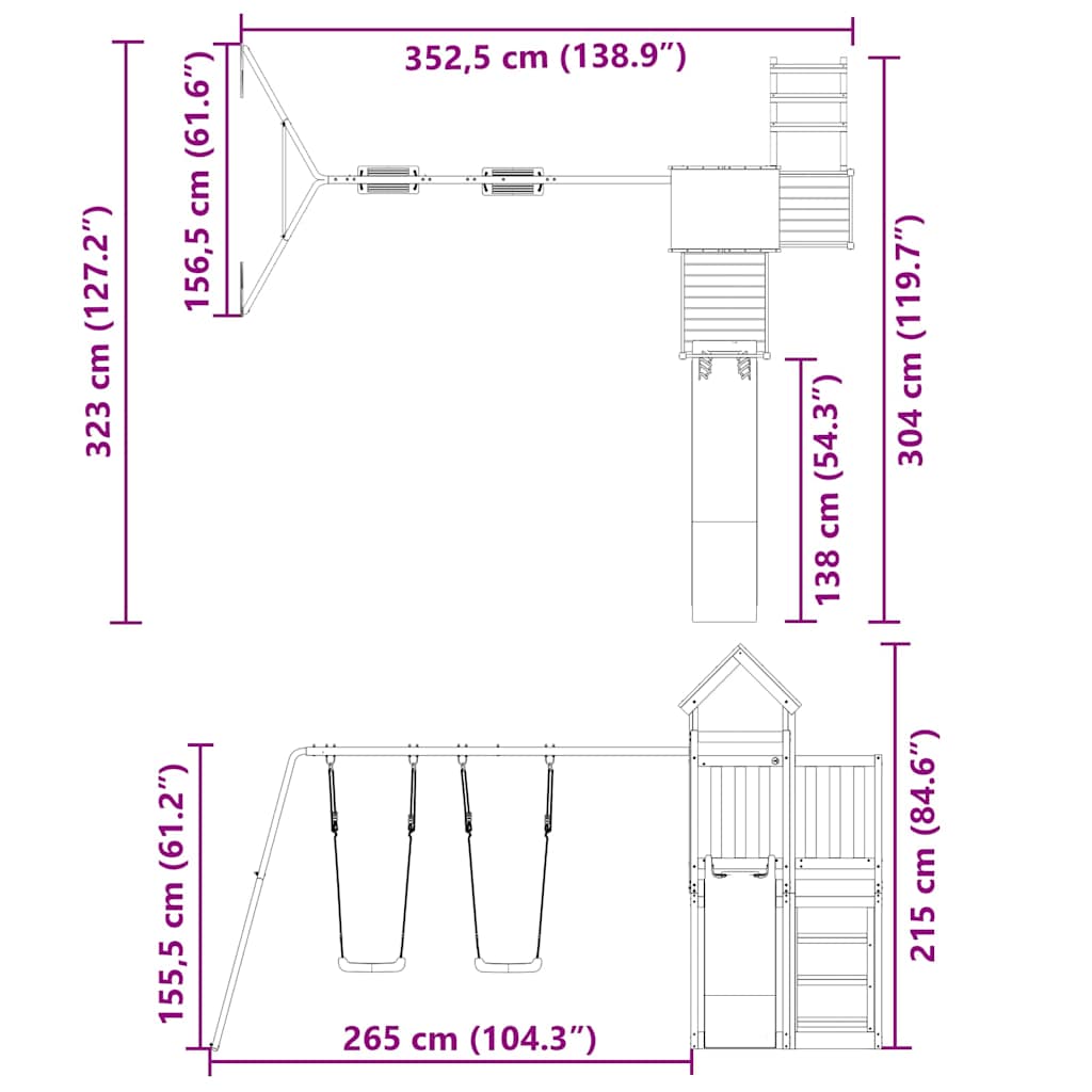 Speelhuis massief douglashout is nu te koop bij PeponiXL, paradijselijk wonen!
