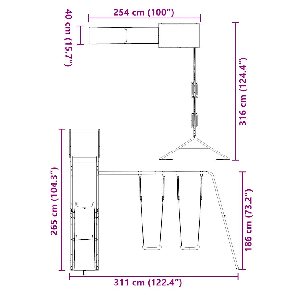 Speelhuis massief grenenhout is nu te koop bij PeponiXL, paradijselijk wonen!