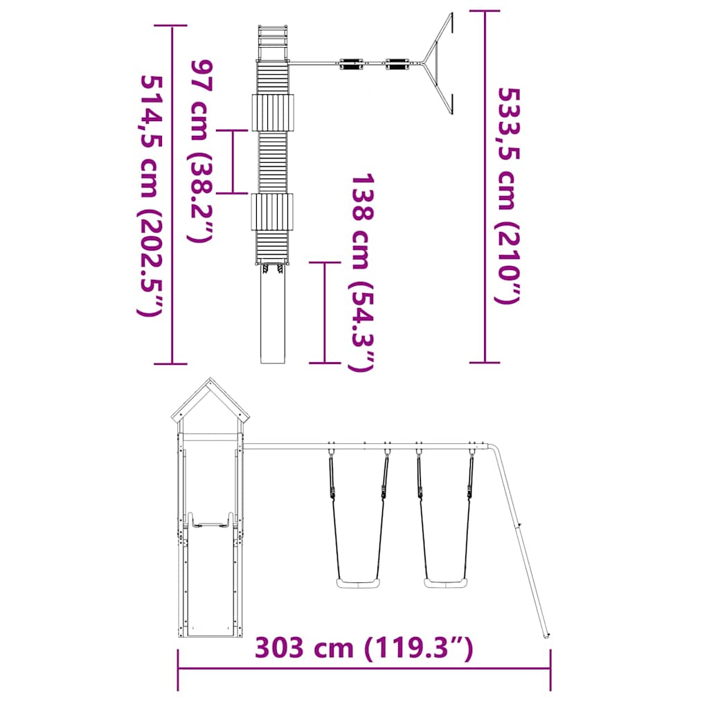Speelhuis massief douglashout is nu te koop bij PeponiXL, paradijselijk wonen!