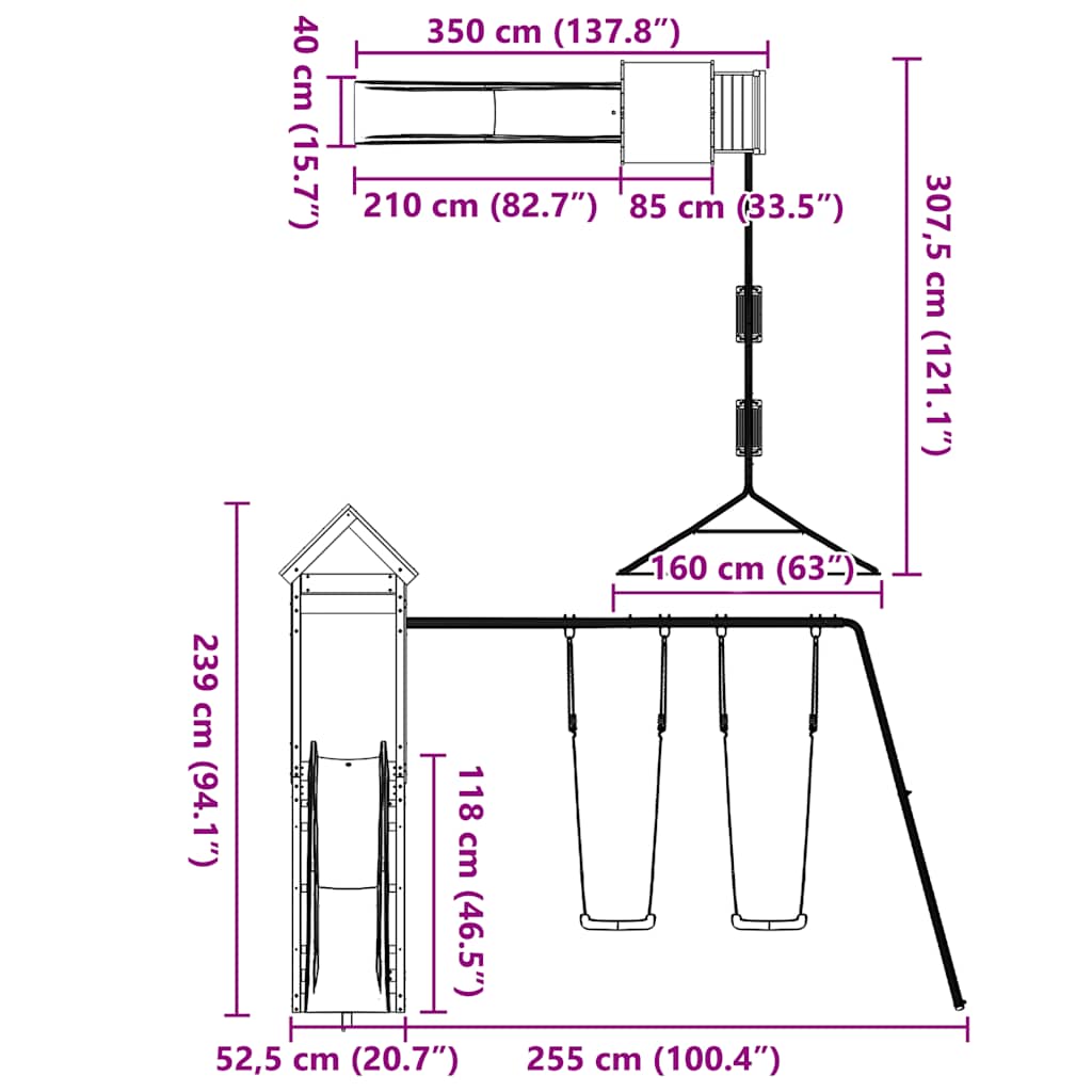 Speelhuis massief douglashout is nu te koop bij PeponiXL, paradijselijk wonen!