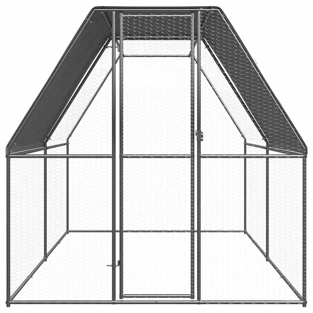 Kippenhok 2x4x2 m gegalvaniseerd staal is nu te koop bij PeponiXL, paradijselijk wonen!