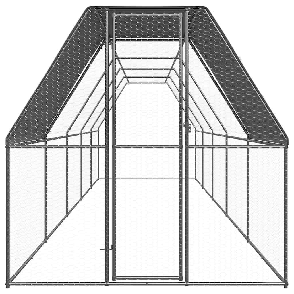 Kippenhok 2x10x2 m gegalvaniseerd staal is nu te koop bij PeponiXL, paradijselijk wonen!