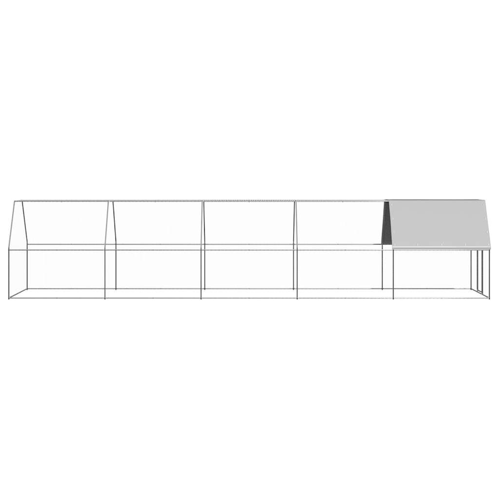 Kippenhok 2x10x2 m gegalvaniseerd staal is nu te koop bij PeponiXL, paradijselijk wonen!