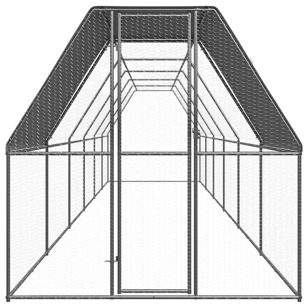 Kippenhok 2x12x2 m gegalvaniseerd staal is nu te koop bij PeponiXL, paradijselijk wonen!