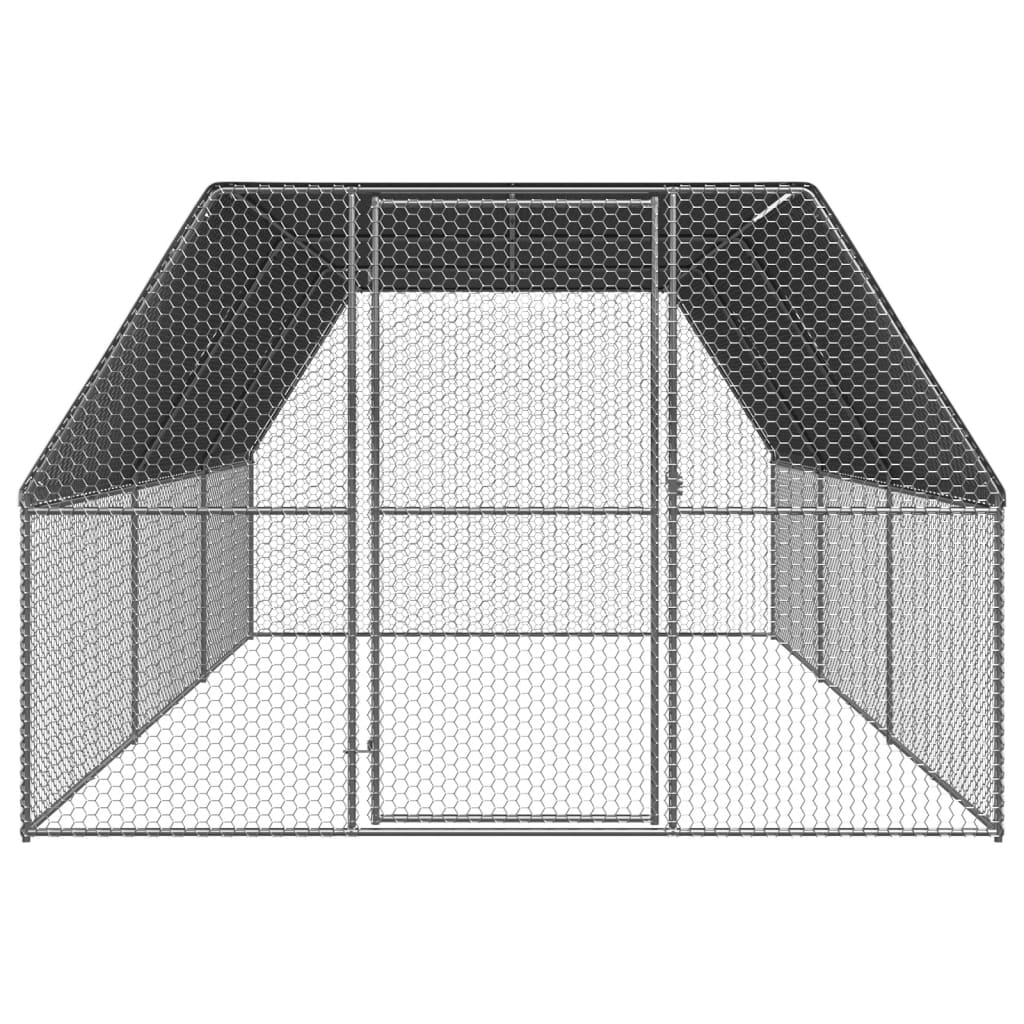 Kippenhok 3x6x2 m gegalvaniseerd staal is nu te koop bij PeponiXL, paradijselijk wonen!