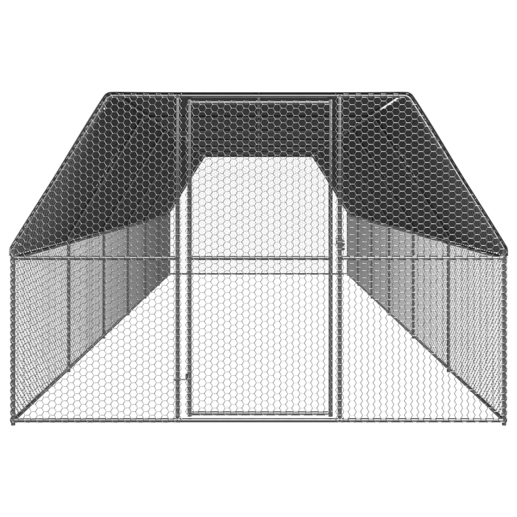 Kippenhok 3x12x2 m gegalvaniseerd staal is nu te koop bij PeponiXL, paradijselijk wonen!