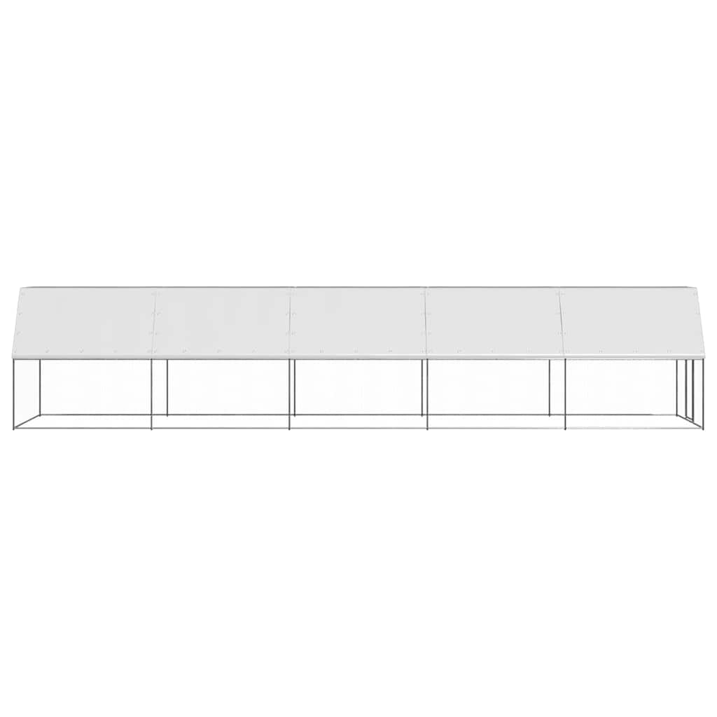 Kippenhok 2x10x2 m gegalvaniseerd staal