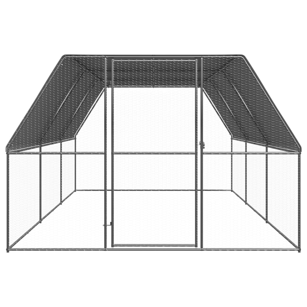 Kippenhok 3x6x2 m gegalvaniseerd staal is nu te koop bij PeponiXL, paradijselijk wonen!