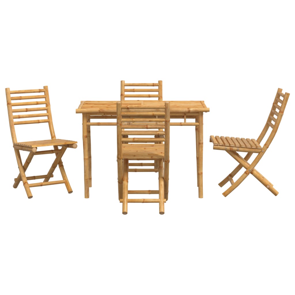 5-delige Tuinset bamboe is nu te koop bij PeponiXL, paradijselijk wonen!