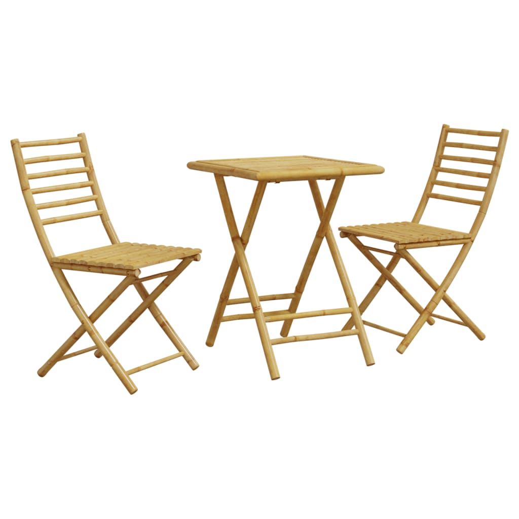 3-delige Bistroset bamboe is nu te koop bij PeponiXL, paradijselijk wonen!