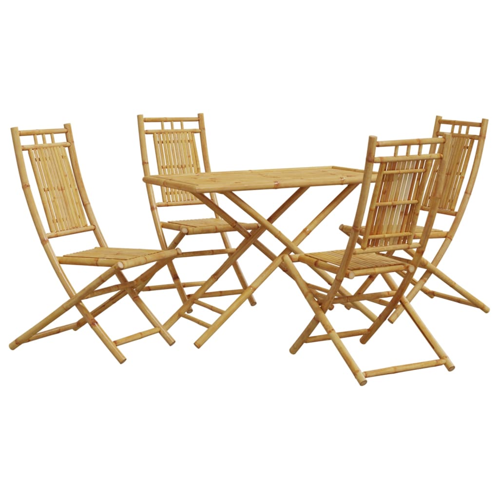 5-delige Tuinset bamboe is nu te koop bij PeponiXL, paradijselijk wonen!