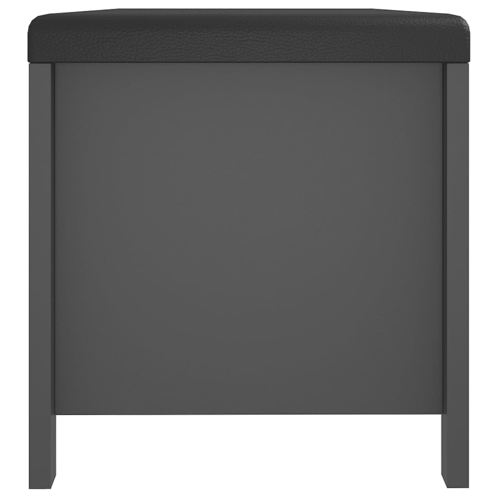 Opbergdoos met kussen grijs 105x40x45 cm is nu te koop bij PeponiXL, paradijselijk wonen!