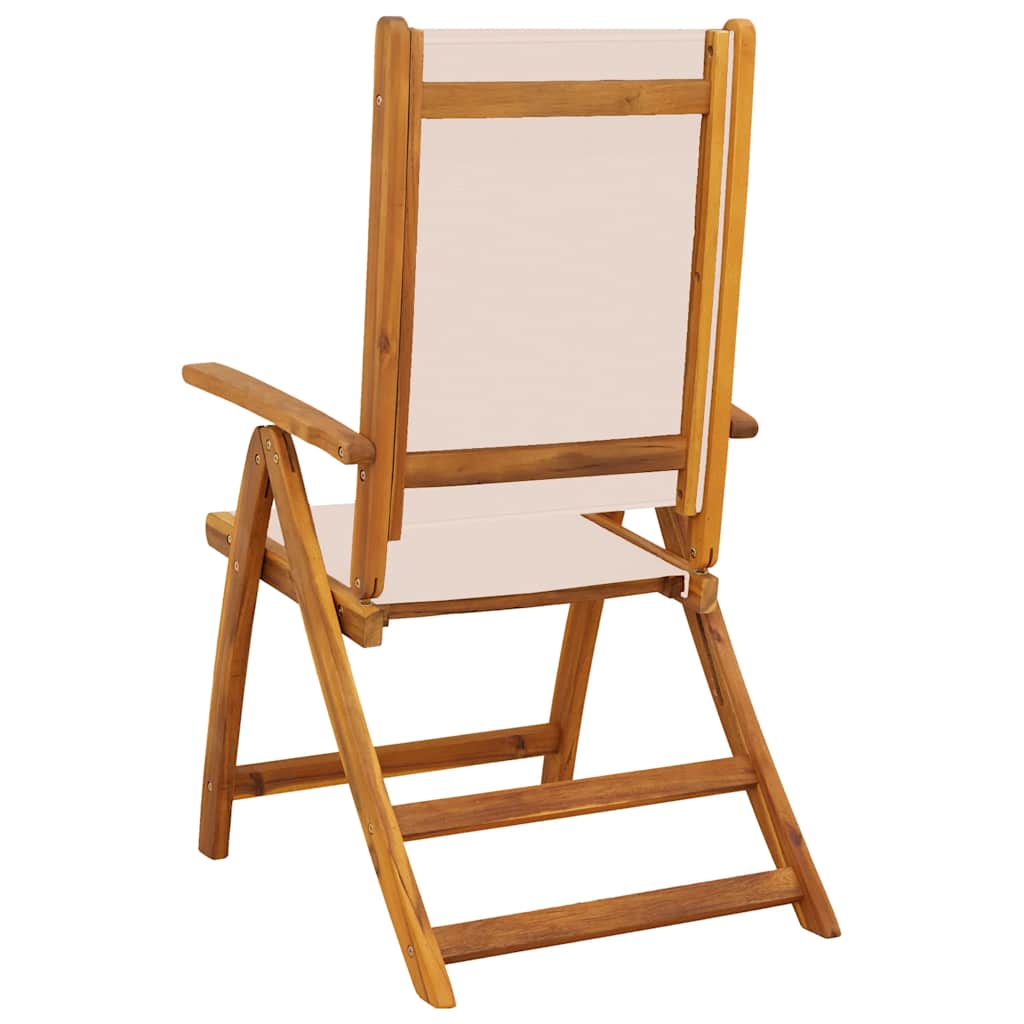 Tuinstoelen inklapbaar 6 st massief acaciahout en textileen is nu te koop bij PeponiXL, paradijselijk wonen!