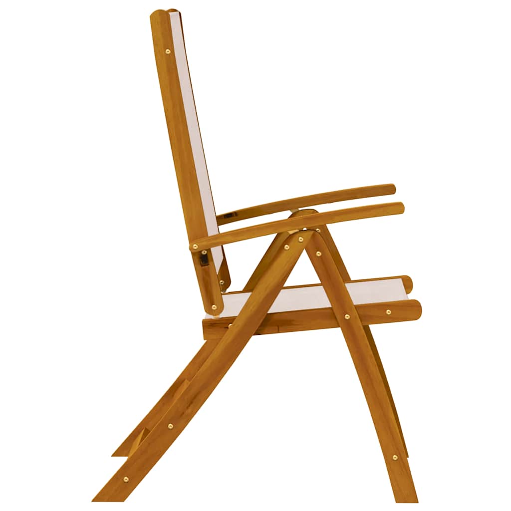 Tuinstoelen inklapbaar 6 st massief acaciahout en textileen is nu te koop bij PeponiXL, paradijselijk wonen!