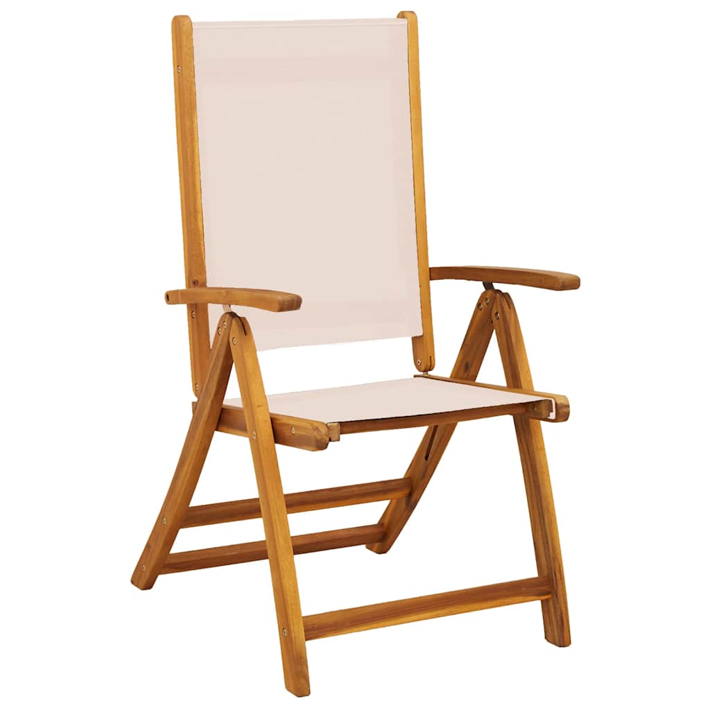 Tuinstoelen inklapbaar 8 st massief acaciahout en textileen is nu te koop bij PeponiXL, paradijselijk wonen!