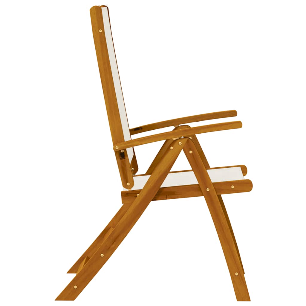 Tuinstoelen inklapbaar 4 st massief acaciahout en textileen is nu te koop bij PeponiXL, paradijselijk wonen!