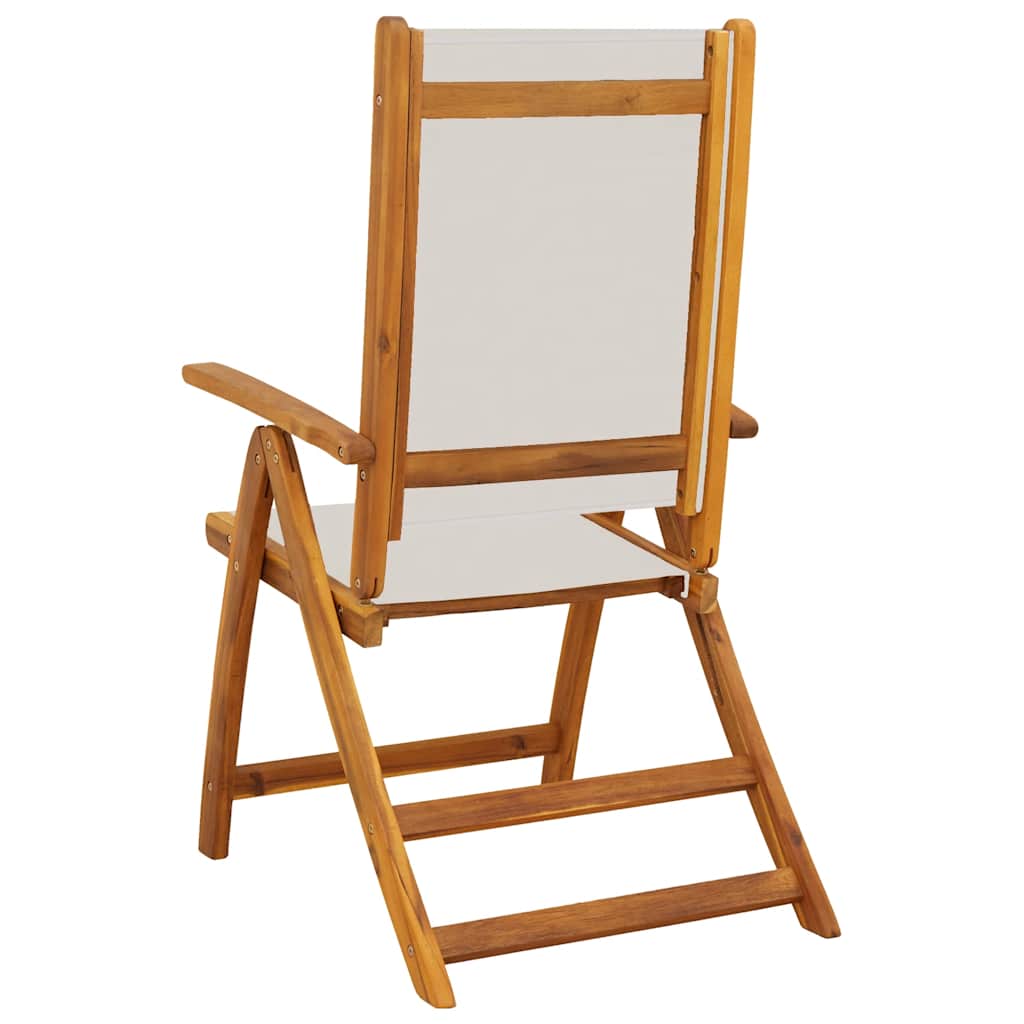 Tuinstoelen inklapbaar 8 st massief acaciahout en textileen is nu te koop bij PeponiXL, paradijselijk wonen!