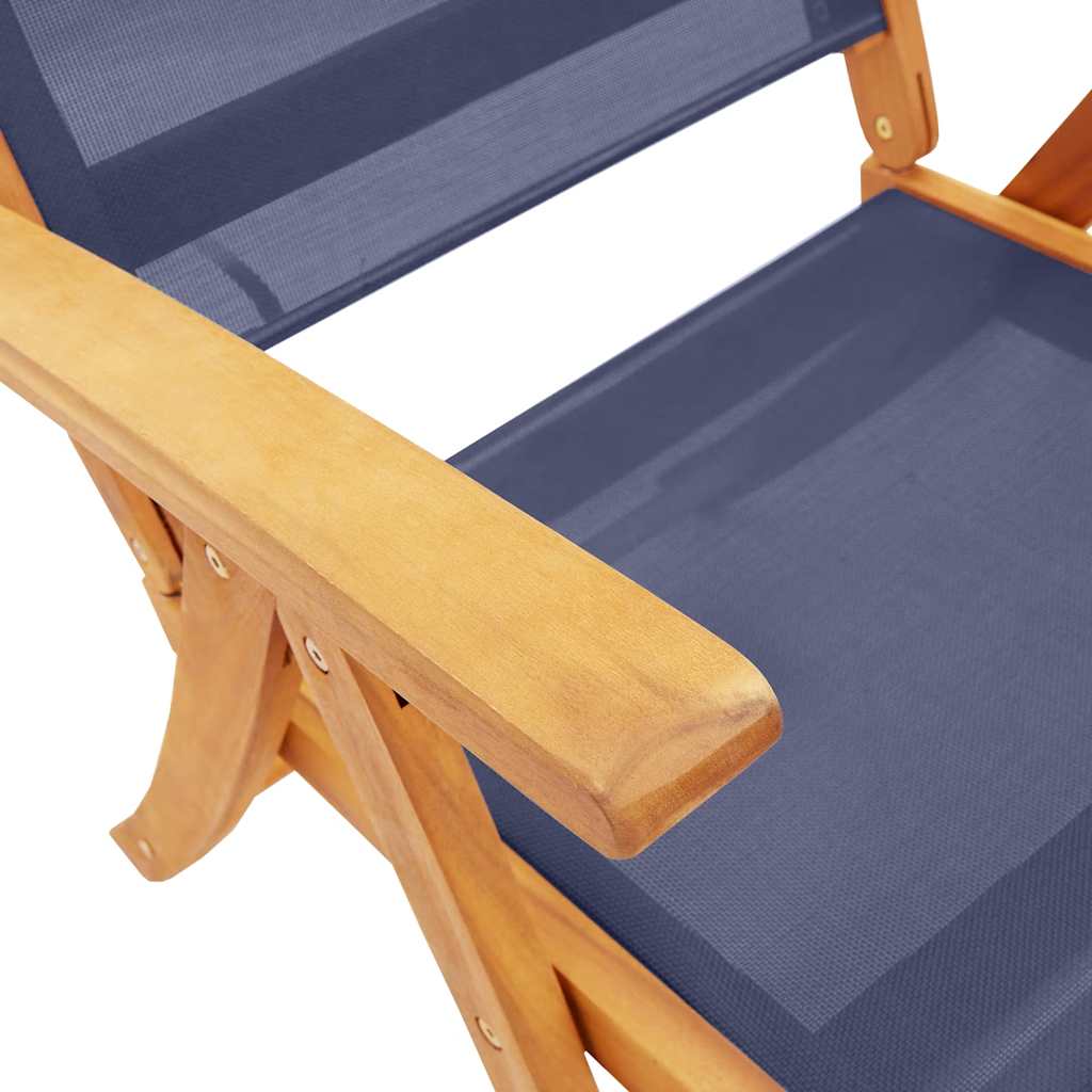 Tuinstoelen inklapbaar 6 st massief acaciahout en textileen is nu te koop bij PeponiXL, paradijselijk wonen!