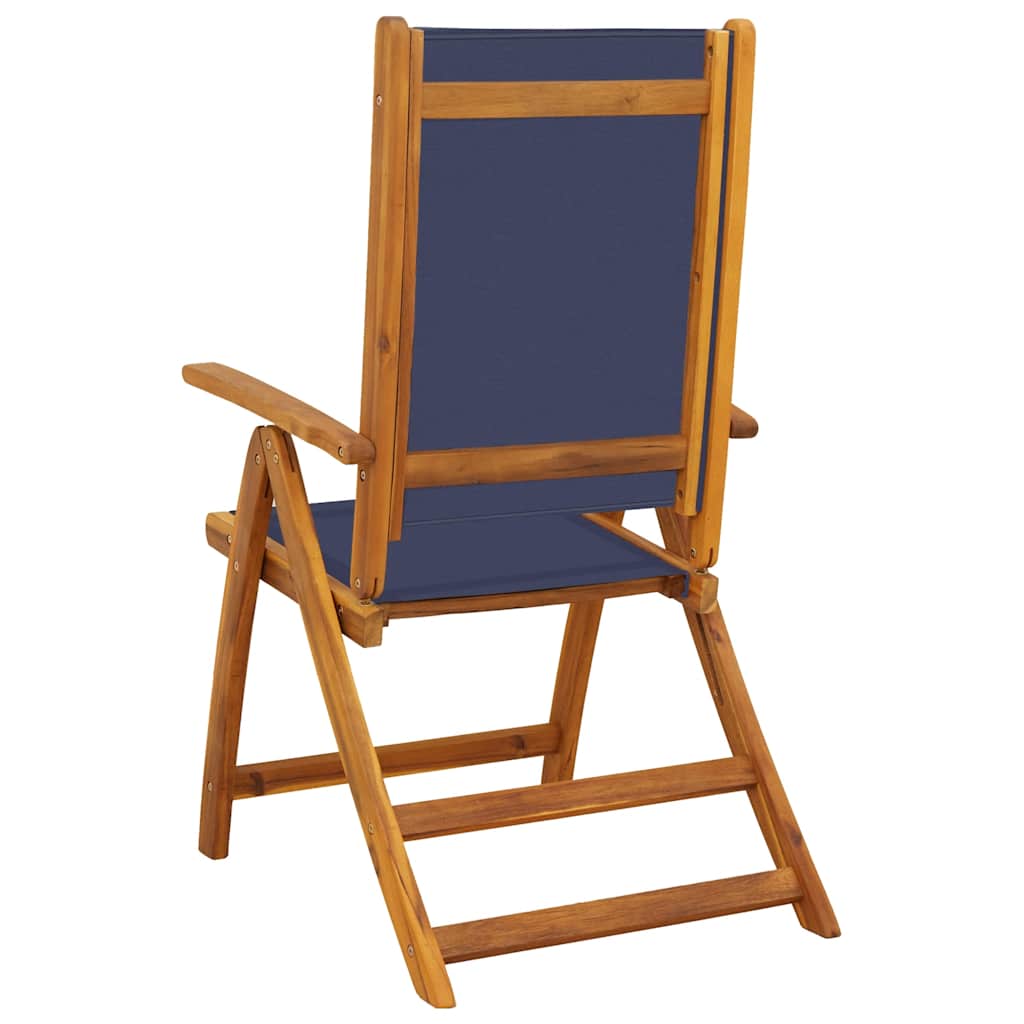 Tuinstoelen inklapbaar 8 st massief acaciahout en textileen is nu te koop bij PeponiXL, paradijselijk wonen!