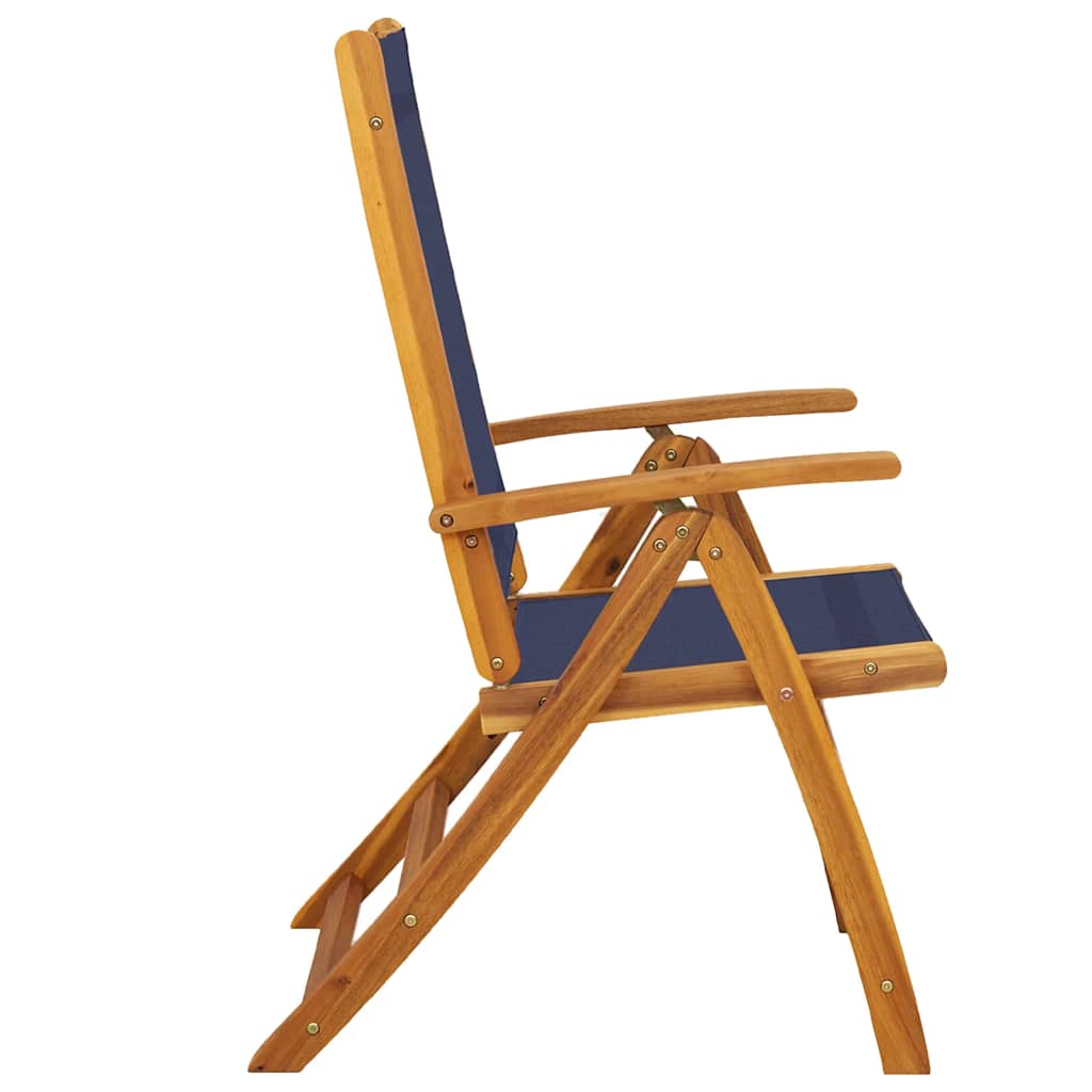 Tuinstoelen inklapbaar 8 st massief acaciahout en textileen is nu te koop bij PeponiXL, paradijselijk wonen!