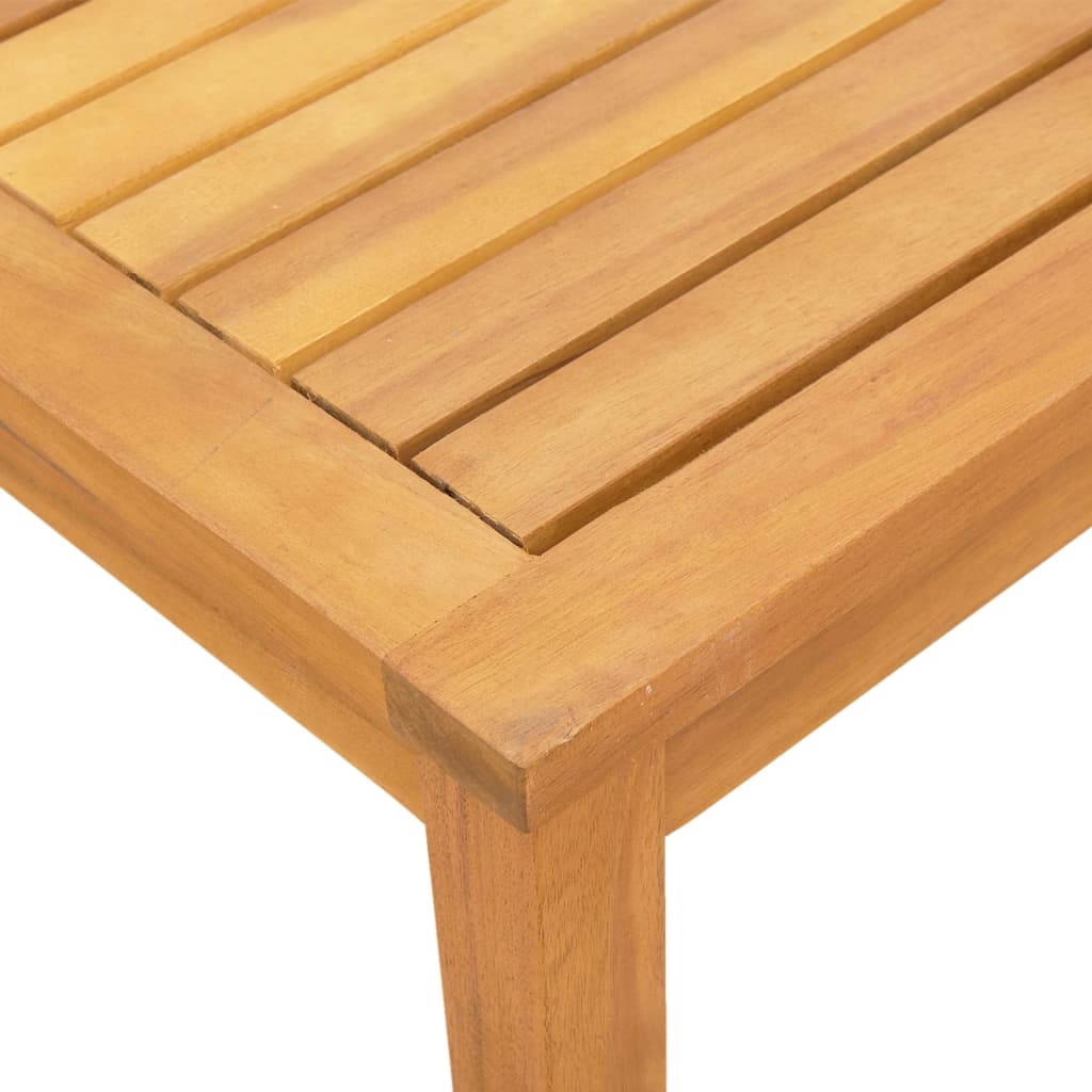 Ligbedden 2 st met tafel massief acaciahout en textileen taupe is nu te koop bij PeponiXL, paradijselijk wonen!