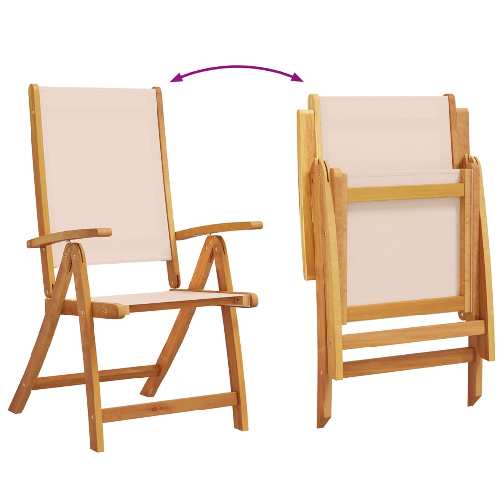 9-delige Tuinset massief acaciahout en textileen is nu te koop bij PeponiXL, paradijselijk wonen!