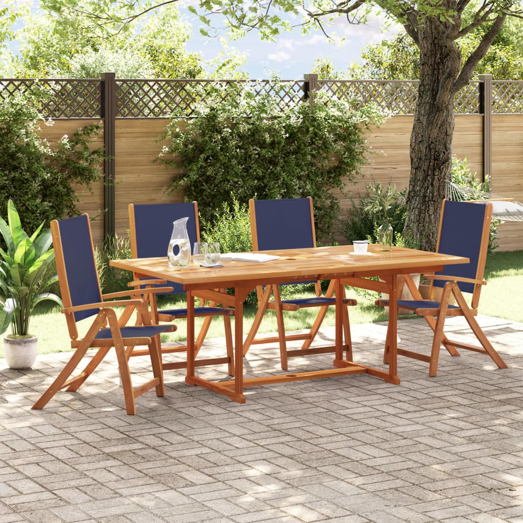 5-delige Tuinset massief acaciahout en textileen is nu te koop bij PeponiXL, paradijselijk wonen!