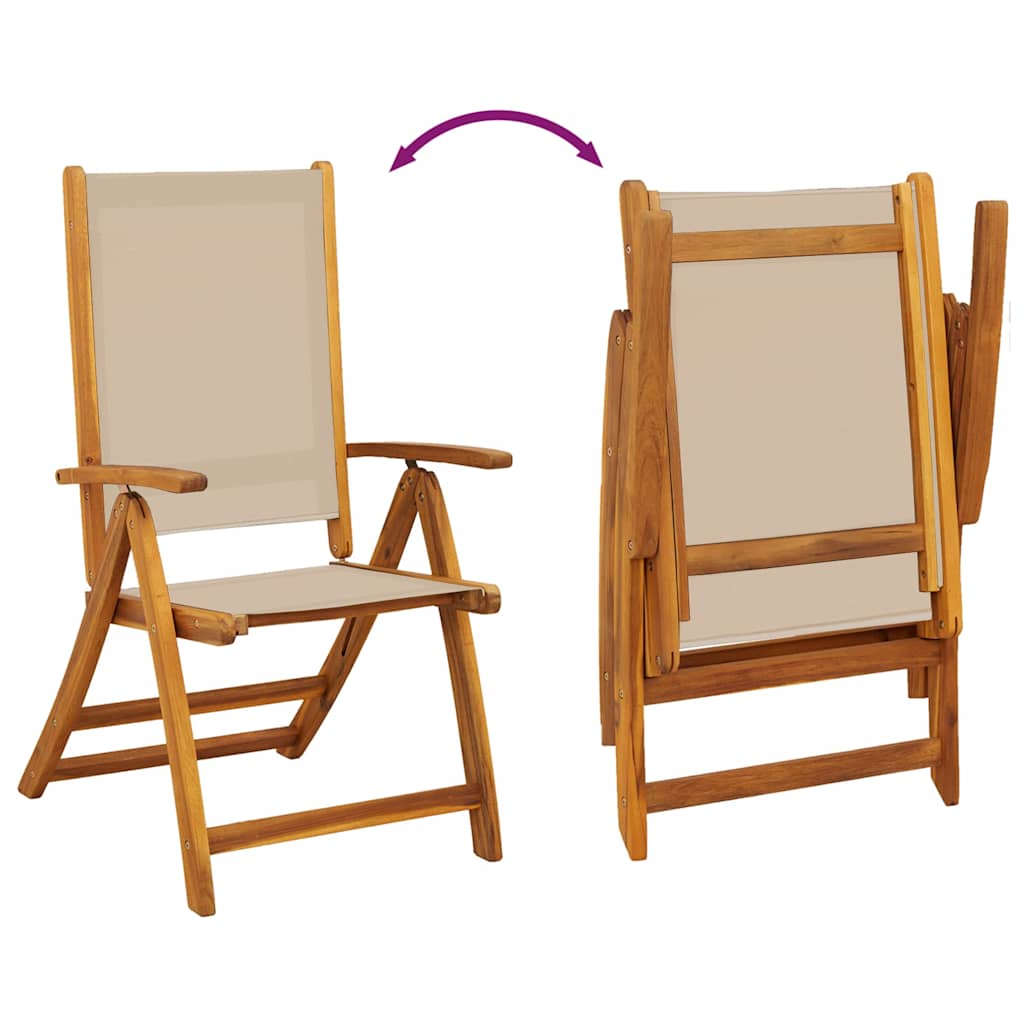 5-delige Tuinset massief acaciahout en textileen is nu te koop bij PeponiXL, paradijselijk wonen!