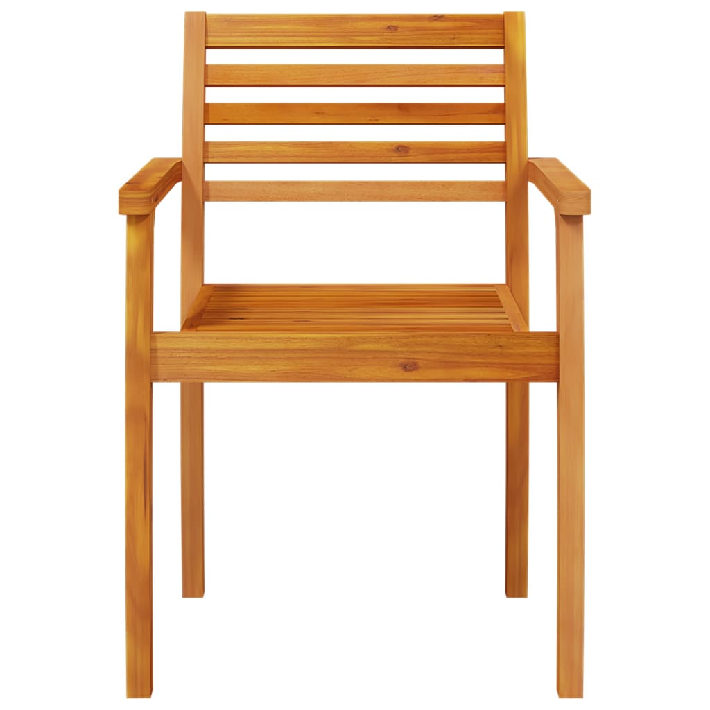 Tuinstoelen 4 st 59x55x85 cm massief acaciahout is nu te koop bij PeponiXL, paradijselijk wonen!