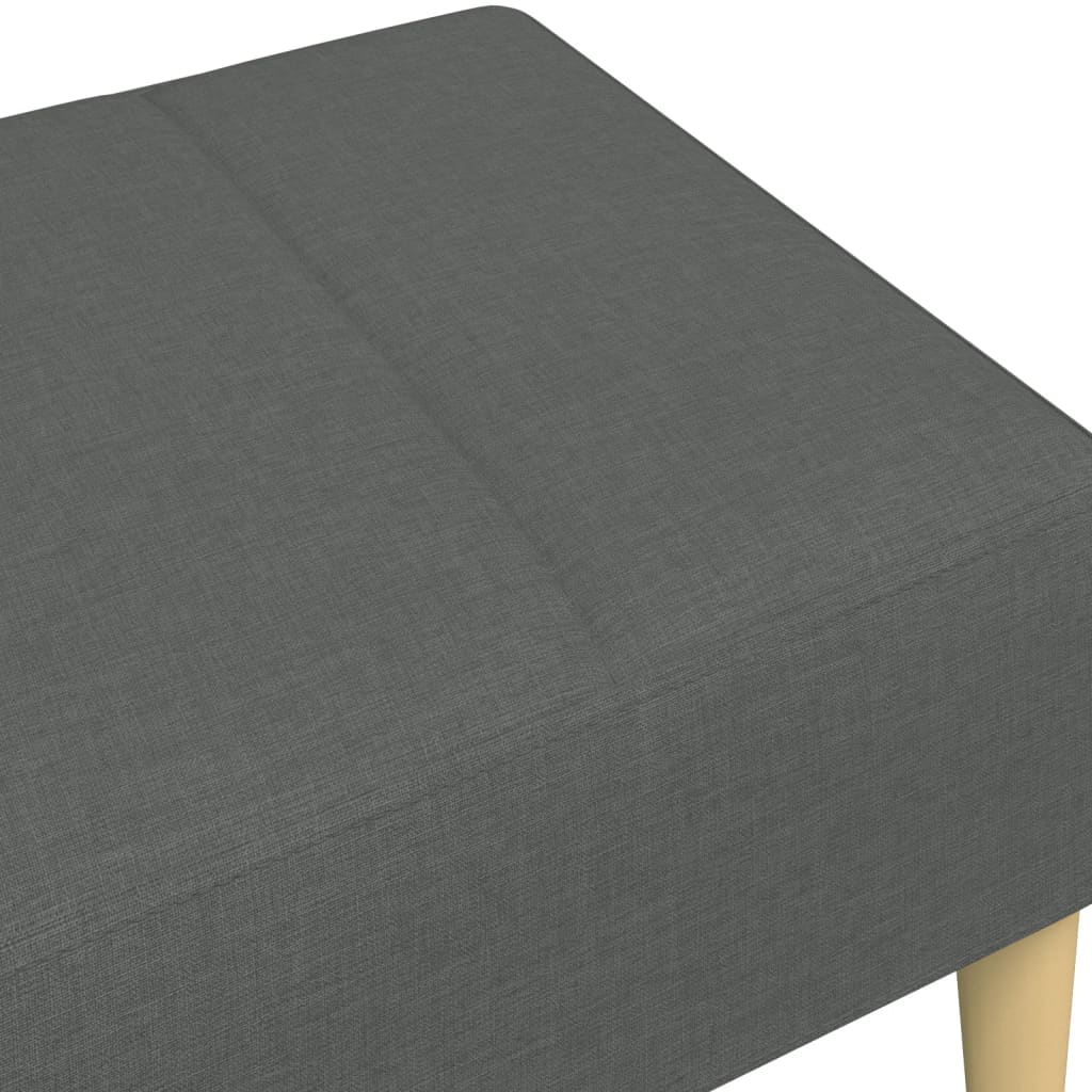 Voetenbank 77x55x31 cm stof donkergrijs is nu te koop bij PeponiXL, paradijselijk wonen!