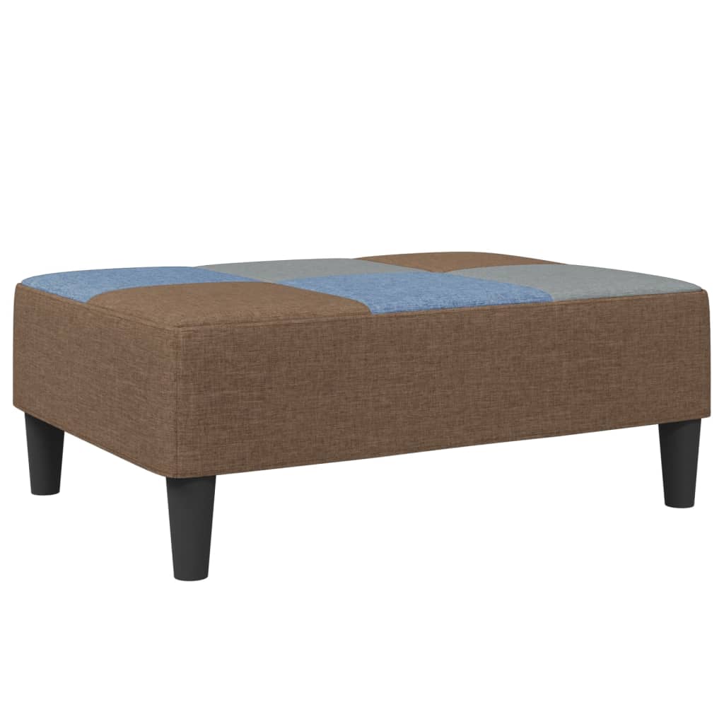 Voetenbank patchwork 77x55x31 cm stof is nu te koop bij PeponiXL, paradijselijk wonen!