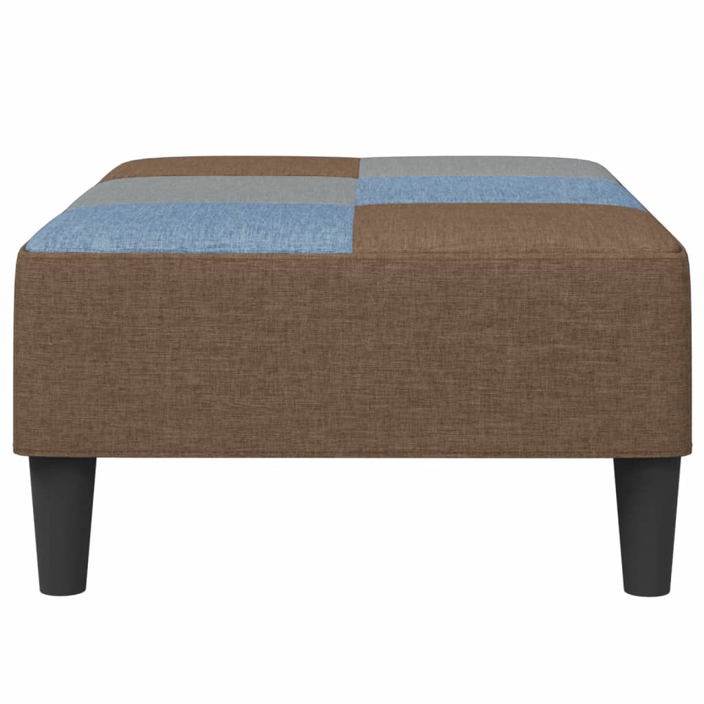 Voetenbank patchwork 77x55x31 cm stof is nu te koop bij PeponiXL, paradijselijk wonen!