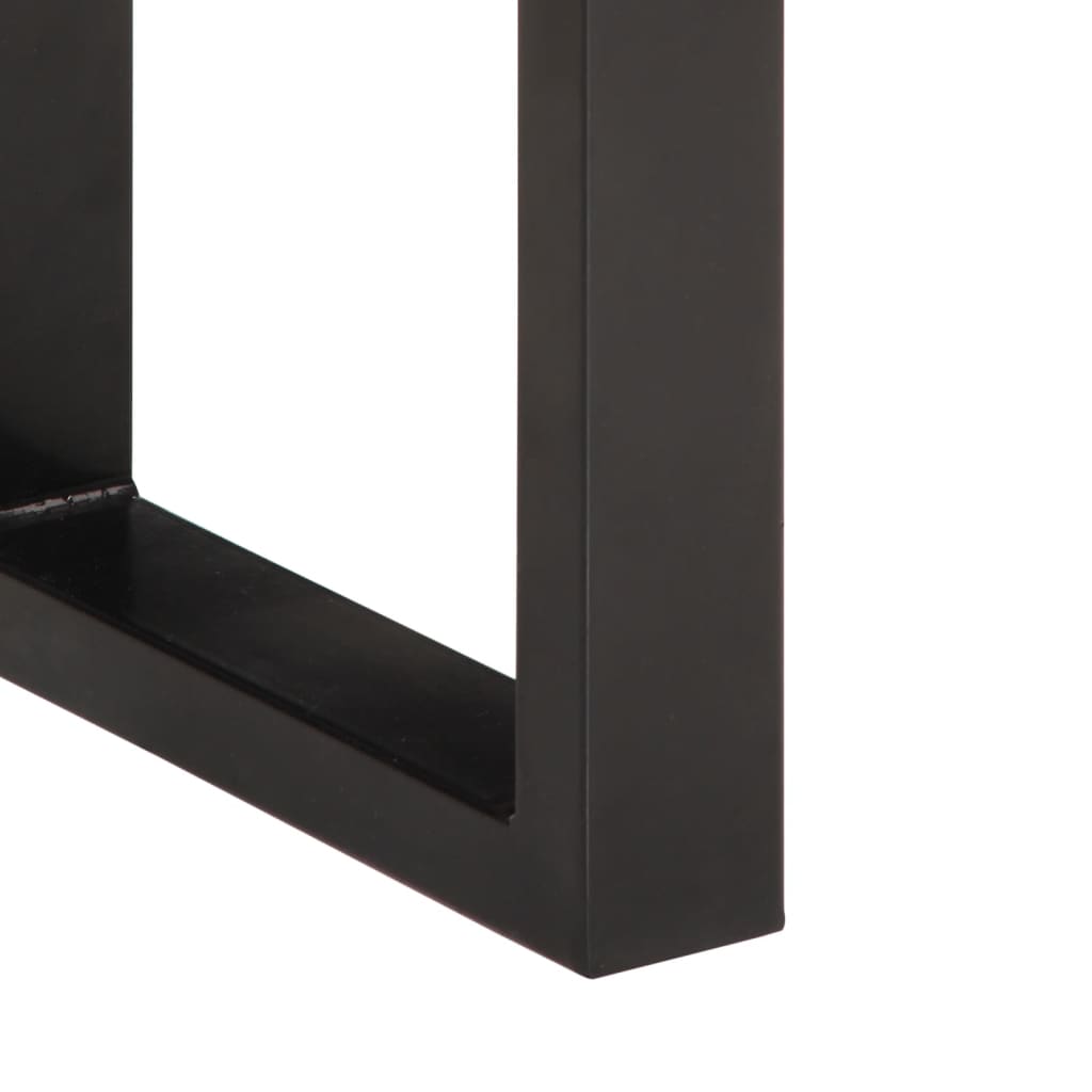 Bankje 160 cm massief acaciahout en staal is nu te koop bij PeponiXL, paradijselijk wonen!
