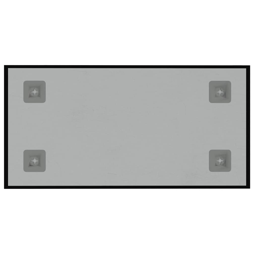 Magneetbord voor aan de wand 40x20 cm gehard glas zwart is nu te koop bij PeponiXL, paradijselijk wonen!