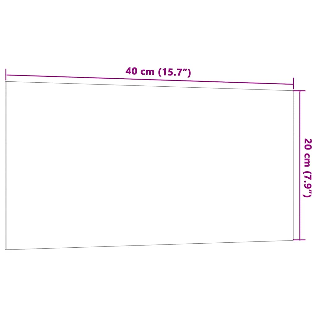 Magneetbord voor aan de wand 40x20 cm gehard glas zwart is nu te koop bij PeponiXL, paradijselijk wonen!