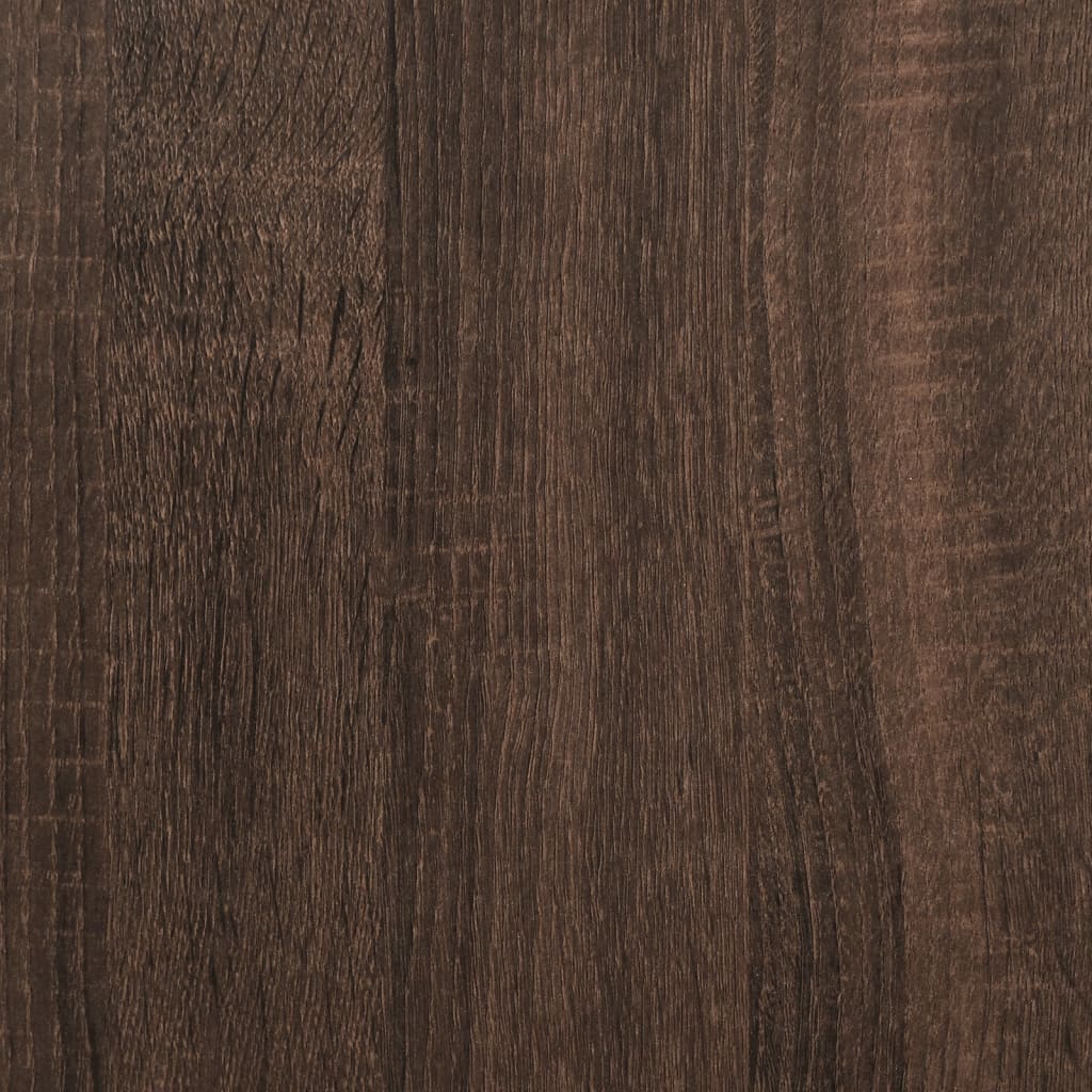 Bedframe bewerkt hout bruin eikenkleur 100x200 cm is nu te koop bij PeponiXL, paradijselijk wonen!