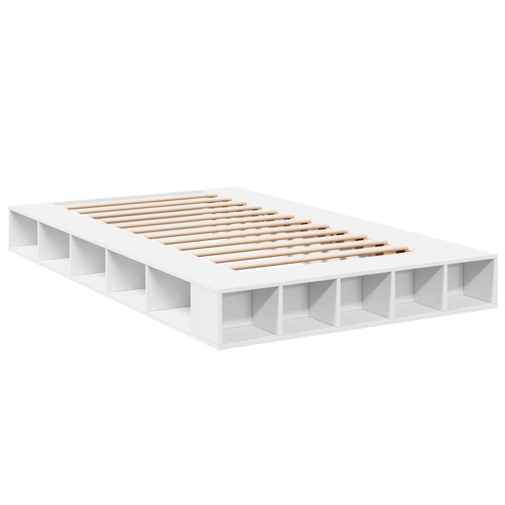 Bedframe massief hout wit 120x200 cm is nu te koop bij PeponiXL, paradijselijk wonen!