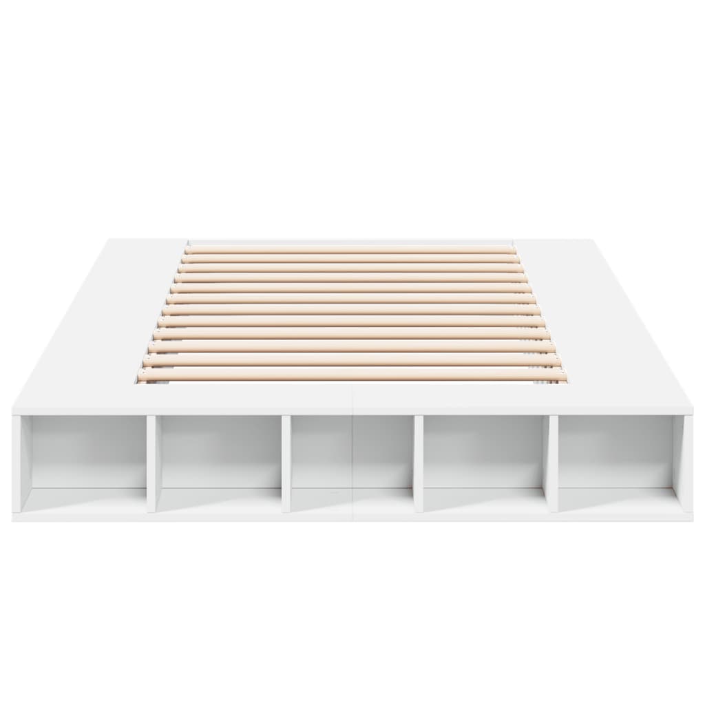 Bedframe massief hout wit 120x200 cm is nu te koop bij PeponiXL, paradijselijk wonen!