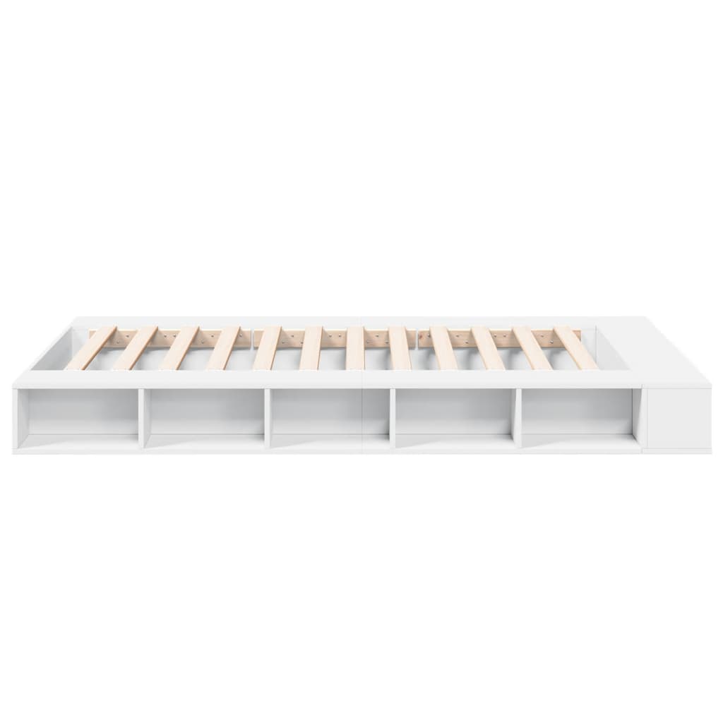 Bedframe massief hout wit 120x200 cm is nu te koop bij PeponiXL, paradijselijk wonen!