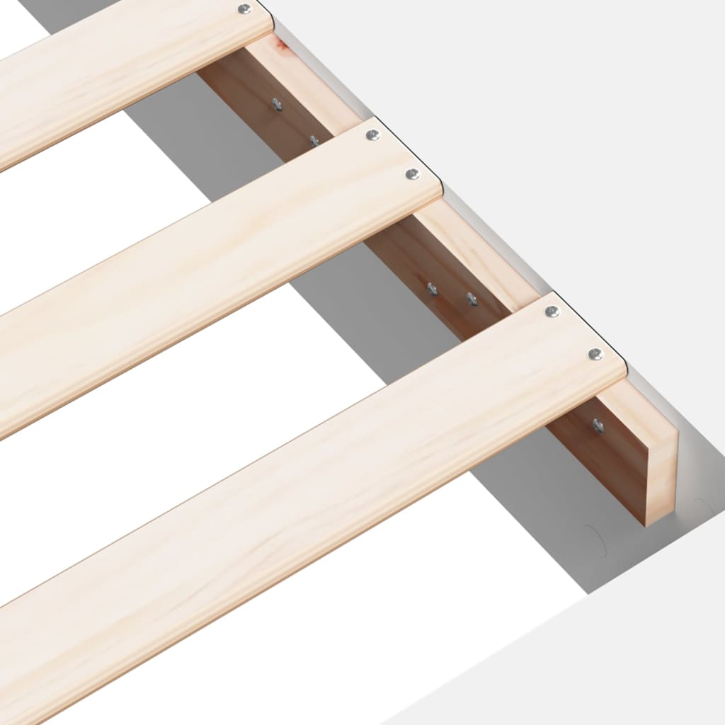 Bedframe massief hout wit 120x200 cm is nu te koop bij PeponiXL, paradijselijk wonen!