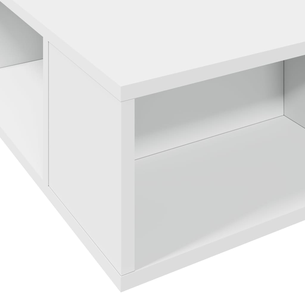 Bedframe bewerkt hout wit 100x200 cm is nu te koop bij PeponiXL, paradijselijk wonen!
