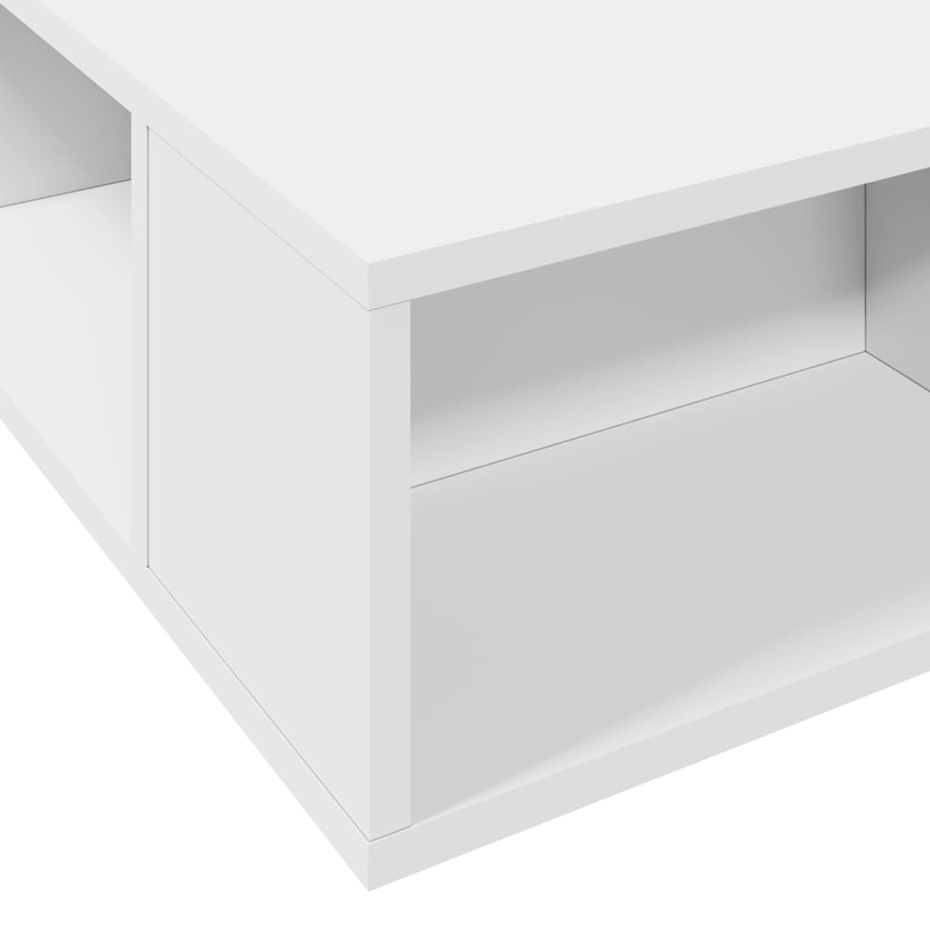 Bedframe bewerkt hout wit 90x190 cm is nu te koop bij PeponiXL, paradijselijk wonen!
