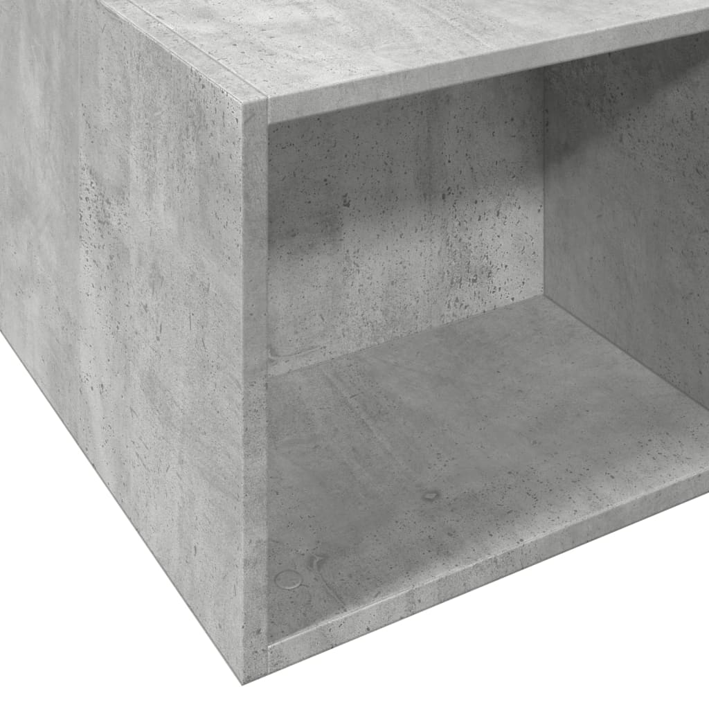Bedframe bewerkt hout betongrijs 140x190 cm is nu te koop bij PeponiXL, paradijselijk wonen!