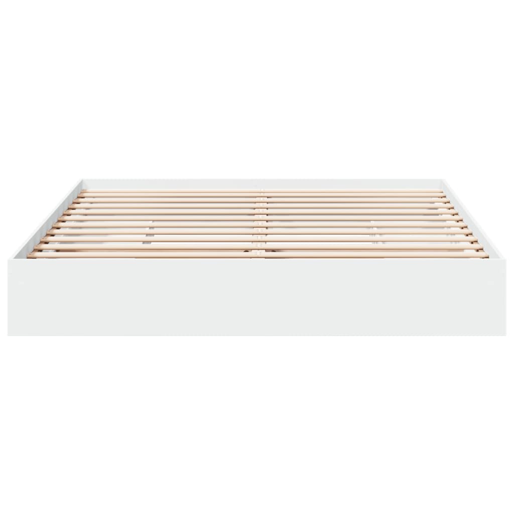 Bedframe met lades bewerkt hout wit 180x200 cm is nu te koop bij PeponiXL, paradijselijk wonen!