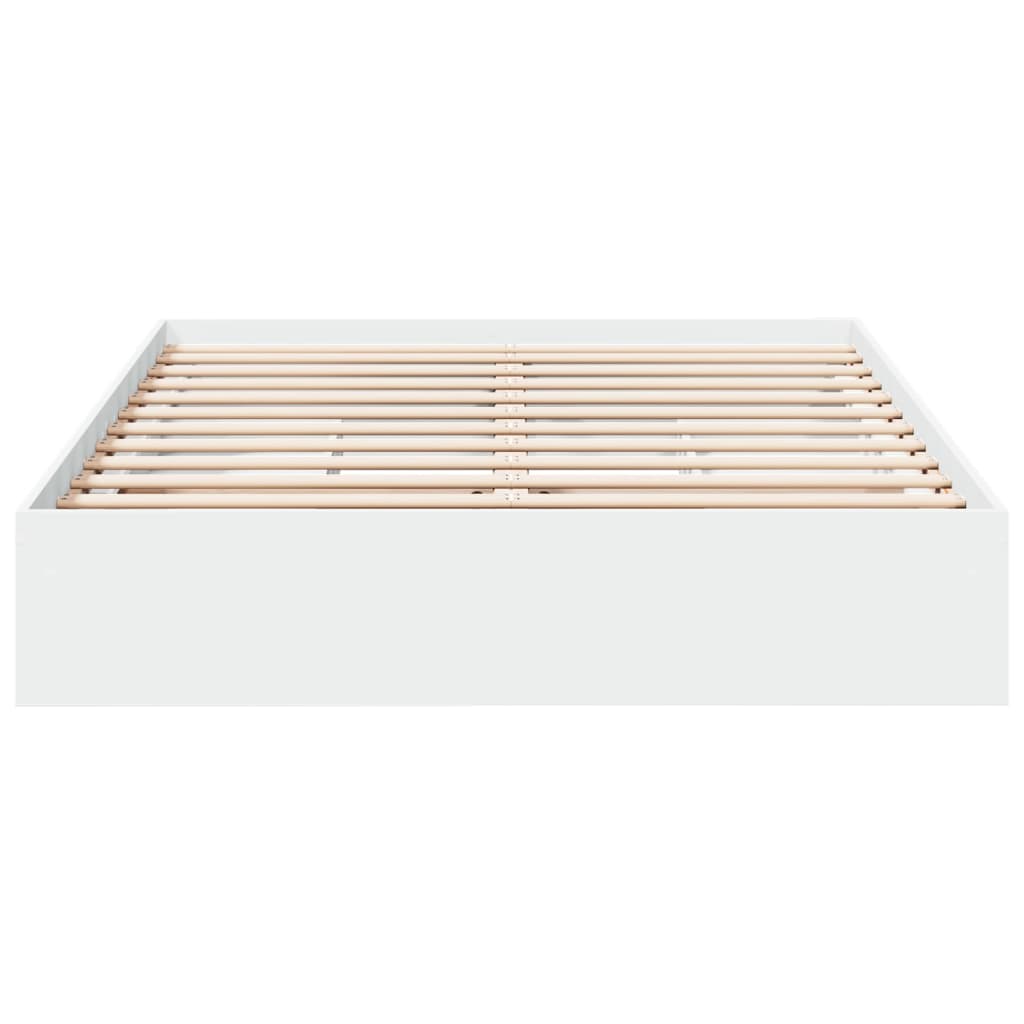 Bedframe met lades bewerkt hout wit 160x200 cm is nu te koop bij PeponiXL, paradijselijk wonen!