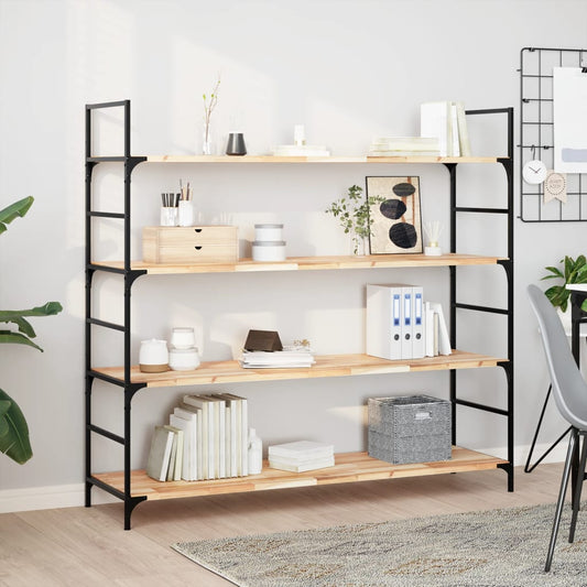 Wandschappen 2 st zwevend 140x40x2 cm onbehandeld acaciahout is nu te koop bij PeponiXL, paradijselijk wonen!